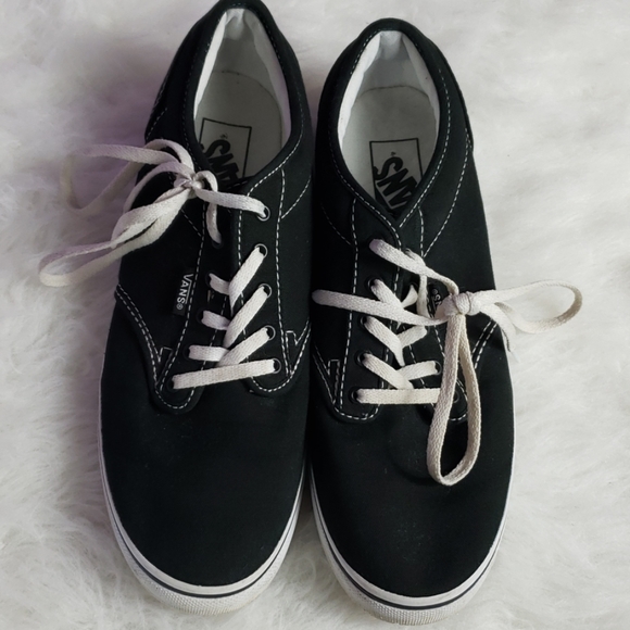 Vans Shoes - Womans classic black Van's size 8.5